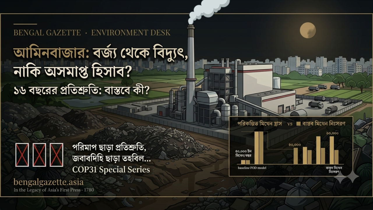 আমিনবাজারের ময়লার পাহাড়: ১৮ মাসের প্রতিশ্রুতি, ১৬ বছরের অসমাপ্ত হিসাব